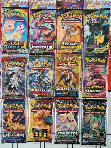 Pokemon bustine singole varie - pokemon,
