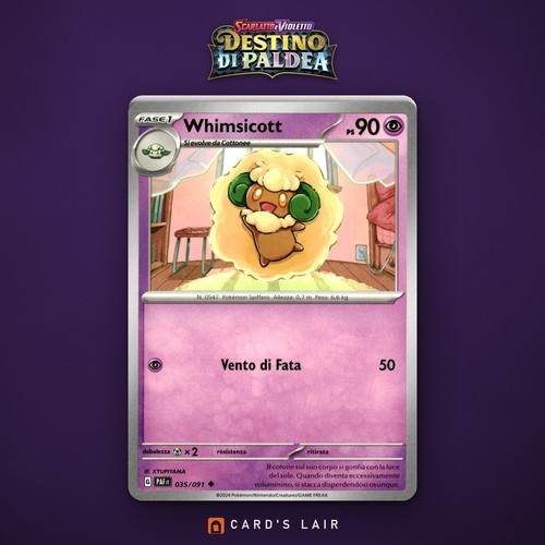 Pokémon whimsicott 035 091 - whimsicott, 035/091