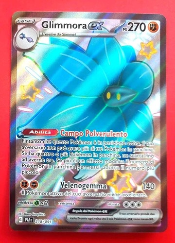 Carta pokemon glimmora - pokemon, ex