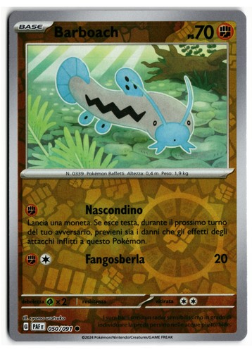 Pokémon barboach 050 091 - pokémon,