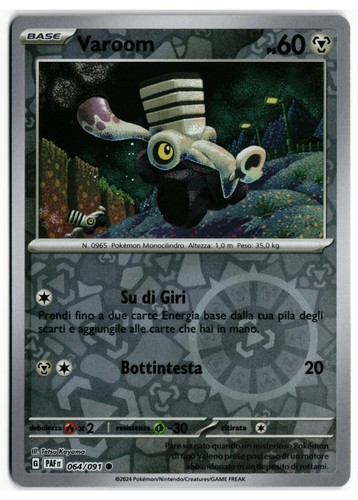 Pokémon varoom 064 091 - pokémon,