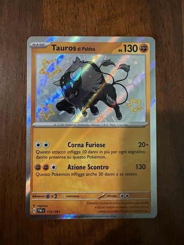 Carte pokémon tauros - carte,
