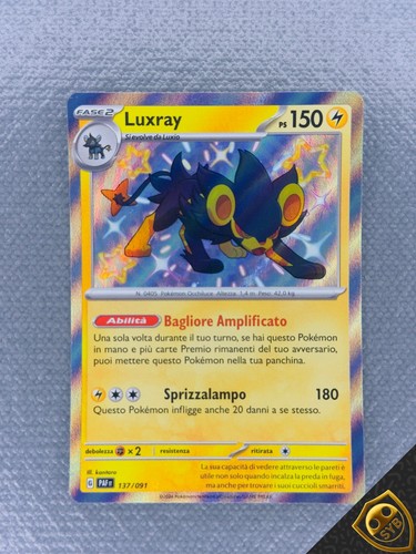 Luxray 137 091 - luxray, rara