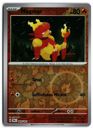 Pokémon magmar 009 091 - magmar, 009/091