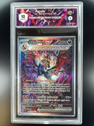 Pokemon graad charizard - pokemon, 10