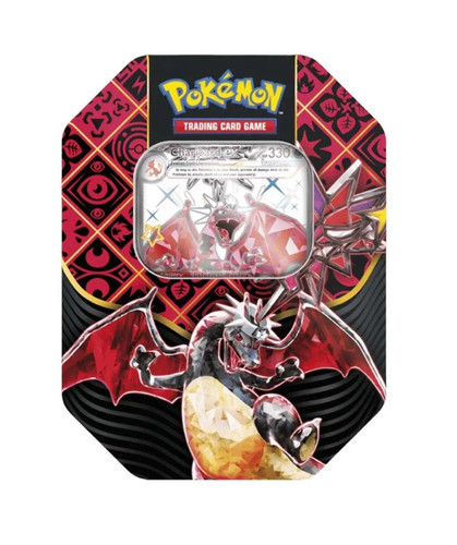 Charizard tin collezione - tin,