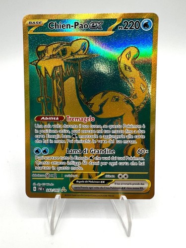 Carta pokemon chien pao - pokemon, chien-pao