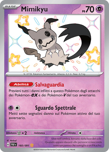 Mimikyu paf 160 091 - 160/091, ita