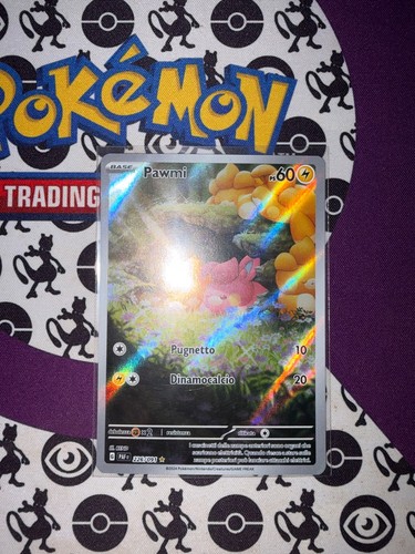 Carta pokémon pawmi - pokémon,