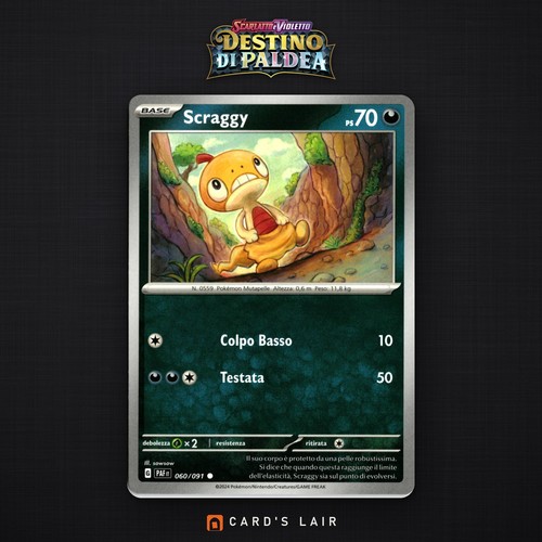 Pokémon scraggy 060 091 - pokémon, 060/091