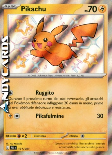 Pikachu 131 091 - 131/091, rara