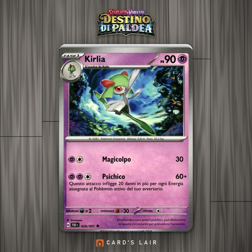 Pokémon kirlia 028 091 - pokémon, 028/091
