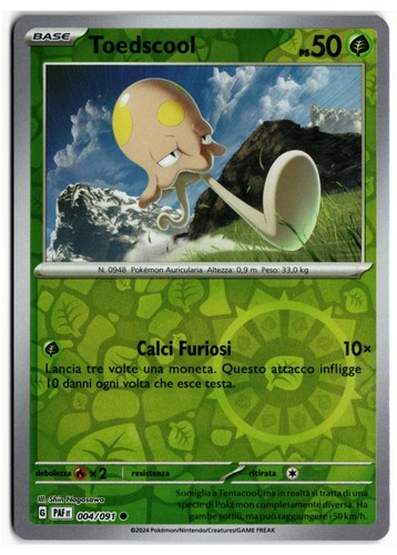 Pokémon toedscool 004 - pokémon, 004/091