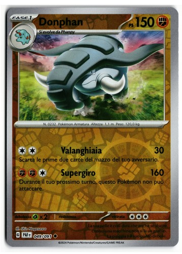 Pokémon donphan 049 091 - donphan, 049/091