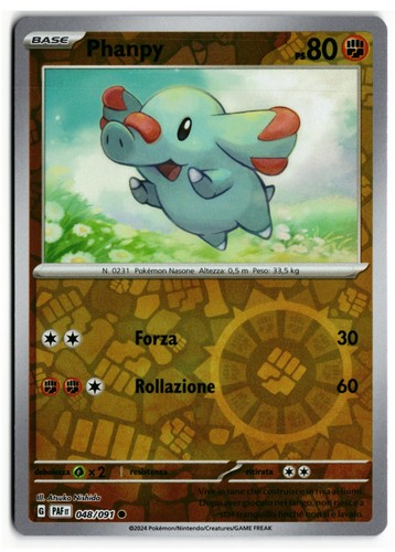 Pokémon phanpy 048 - pokémon, 048/091