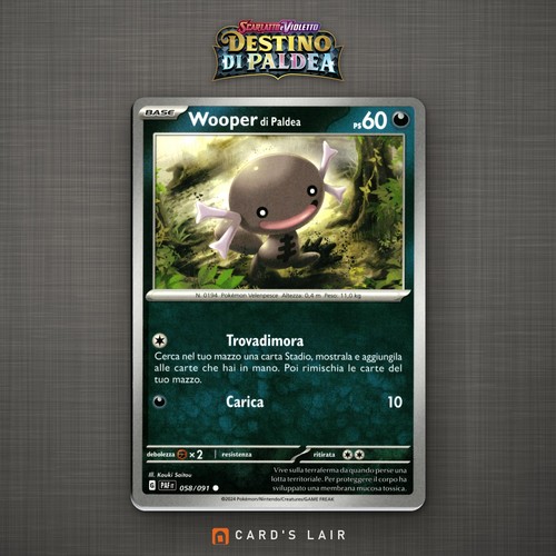 Pokémon wooper paldea - wooper,
